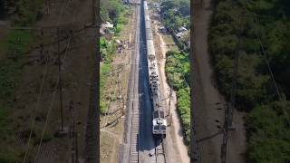 Train view #dronevideo #train #railway