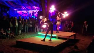 Beardfest 2017 fire spinning.