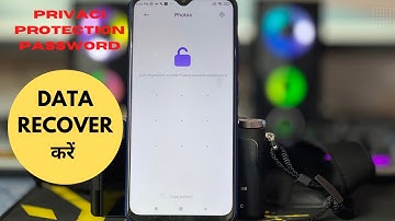 How to Backup Data after factory reset | Privacy Protection Password Forgot