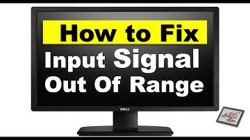 How to fix  input signal out of  range change setting to 1280 X 1024 | Problem Solved
