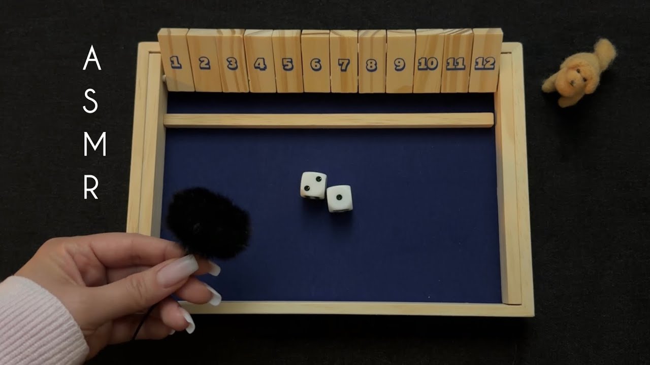 Türkçe ASMR | Shut The Box (Fisilti) 