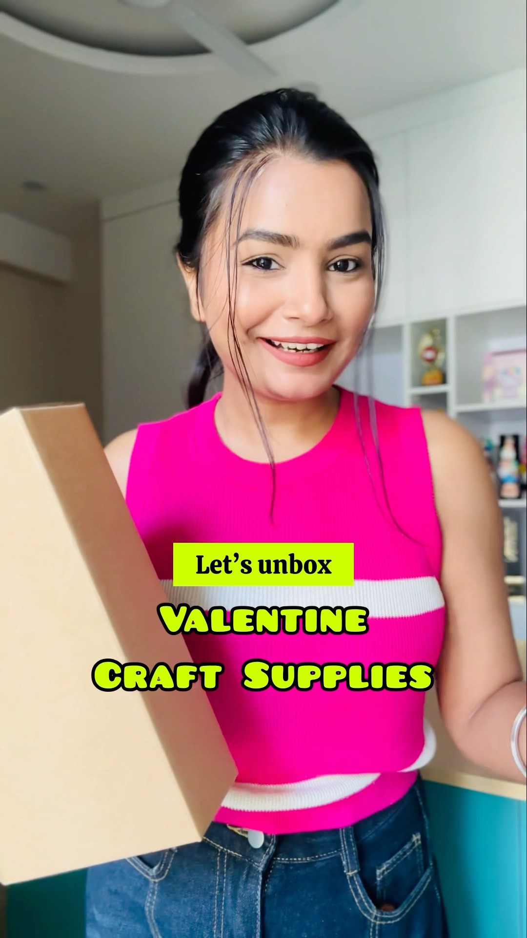 Unboxing Valentine Craft ? #crafteraditi #unboxing #shorts #valentinecrafts @CrafterAditi