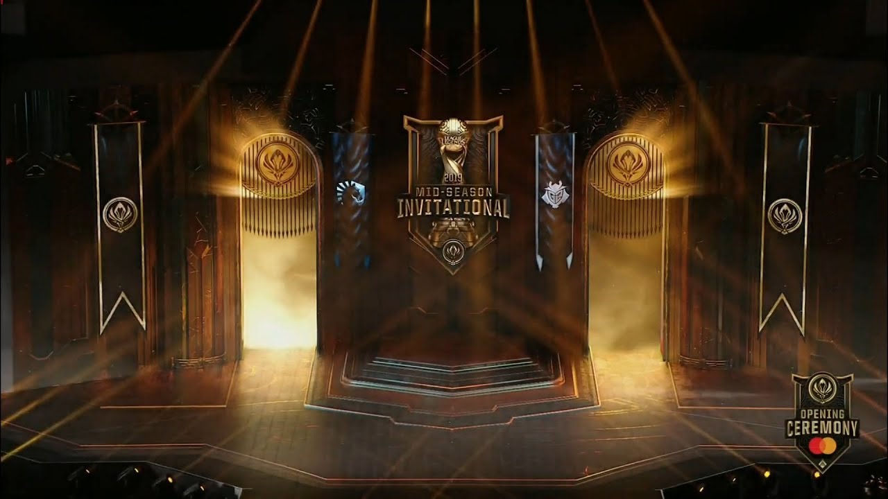League of legends MSI 2019 Finals opening ceremony  Presented by Mastercard (ft. Sara Skinner)