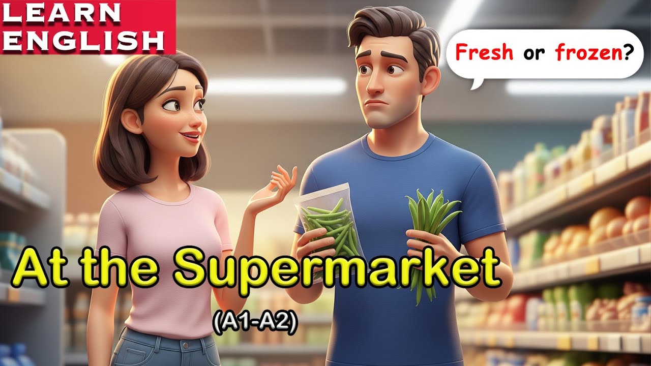 Покупка продуктов для семейного визита | Практика аудирования A1-A2 | Медленный английский