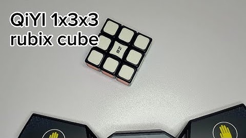 Unboxing and reviewing my new QiYi 1x3x3 rubix cube