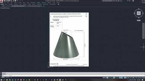 ARA / Te Pukenga: Radial Line Pattern Development of a Right Cone with an Inclined Top