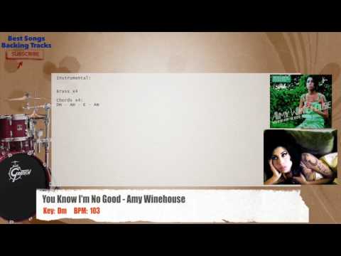 you-know-i'm-no-good---amy-winehouse-drums-backing-track-with-chords-and-lyrics