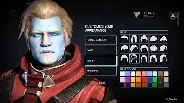 Character Creator: First Look Destiny Alpha Gameplay (PS4 HD)