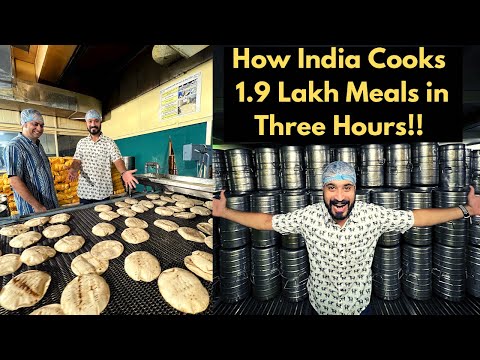 How India Cooks 1,90,000 Meals in Three Hours | India's MEGA KITCHEN | jaipur food tour |akshaypatra