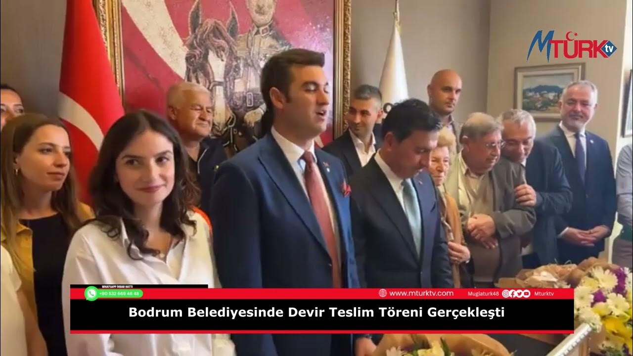 Bodrum Belediyesinde devir teslim töreni gerçekleşti