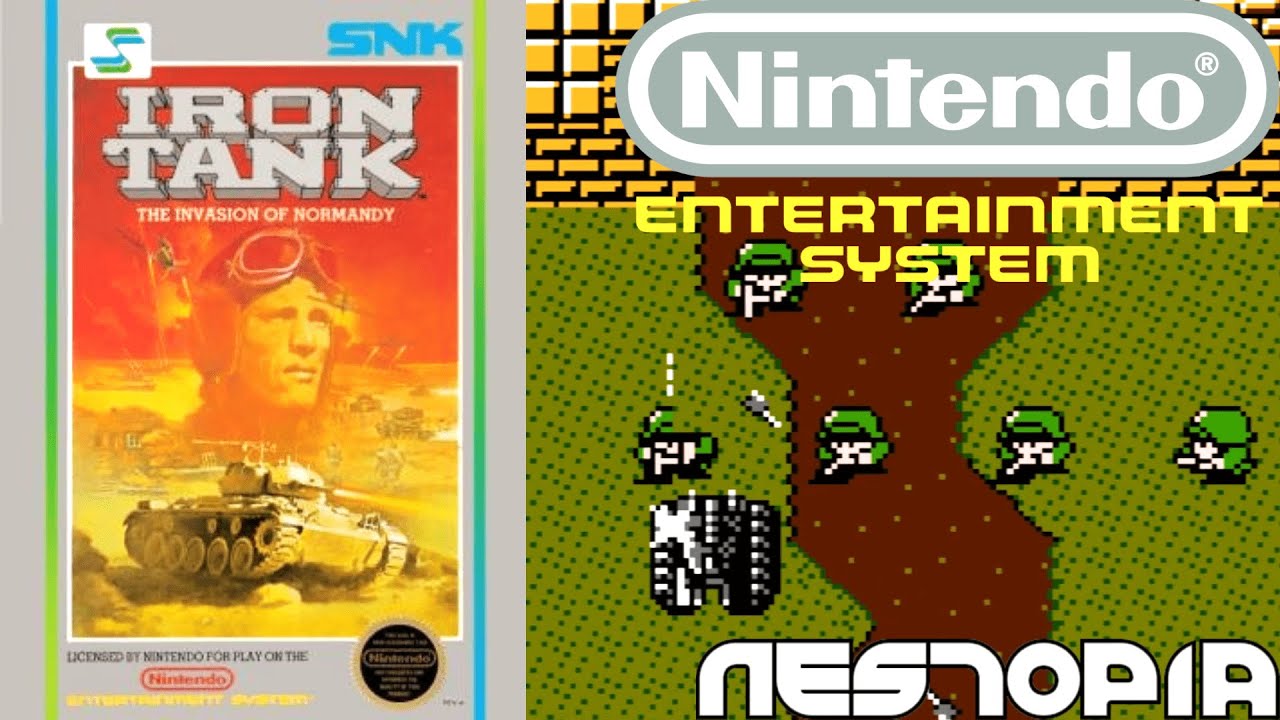 Iron Tank The Invasion of Normandy (1988) Nintendo Entertainment