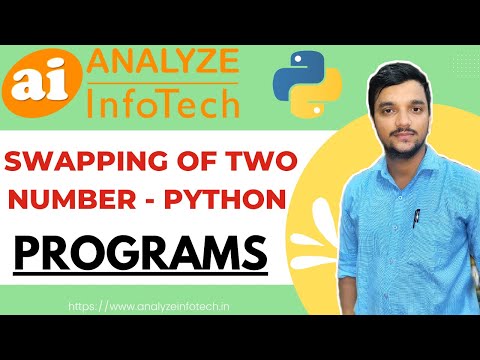 Swapping of two numbers - Python || Analyze InfoTech