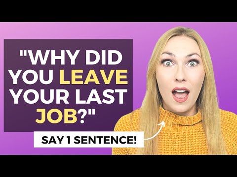 Why Did You Resign From Your Previous Job Top Examples For This Job Interview Question!