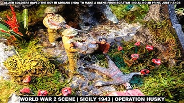 How to Make a World War 2 Scene | WW2 Diorama from Scratch