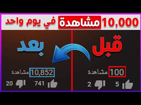 سر زيادة مشاهدات فيديوهات اليوتيوب إلى الف مشاهدة في اليوم | طريقة فعالة و حصرية و مجانية 2021