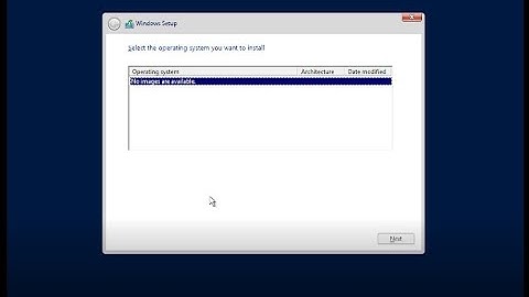 How to install window server 2016| Error "No image available" solution| window server installation.
