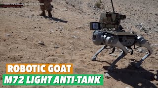 U.S. Marines test fire the M72 LAW with a Robotic Goat #roboticgoat #Unitree