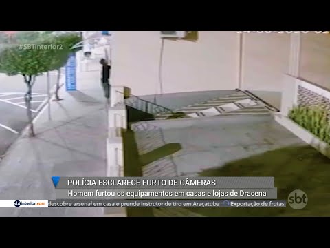 Dracena: Polícia Civil esclarece sequência de furtos de câmeras de monitoramento na cidade