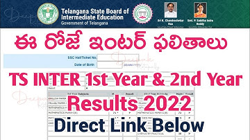 How to Check TS Inter 1st Year & 2nd Year Results 2022 Online | Telangana Intermediate Results 2022