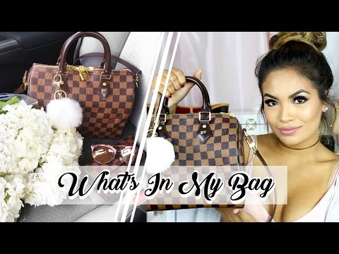 What&#39;s in my bag: Louis Vuitton Lumineuse pm | Doovi