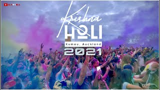 Biggest HOLI Festival Of New Zealand | Famous Krishna HOLI by ISKCON TEMPLE | KAVIRA