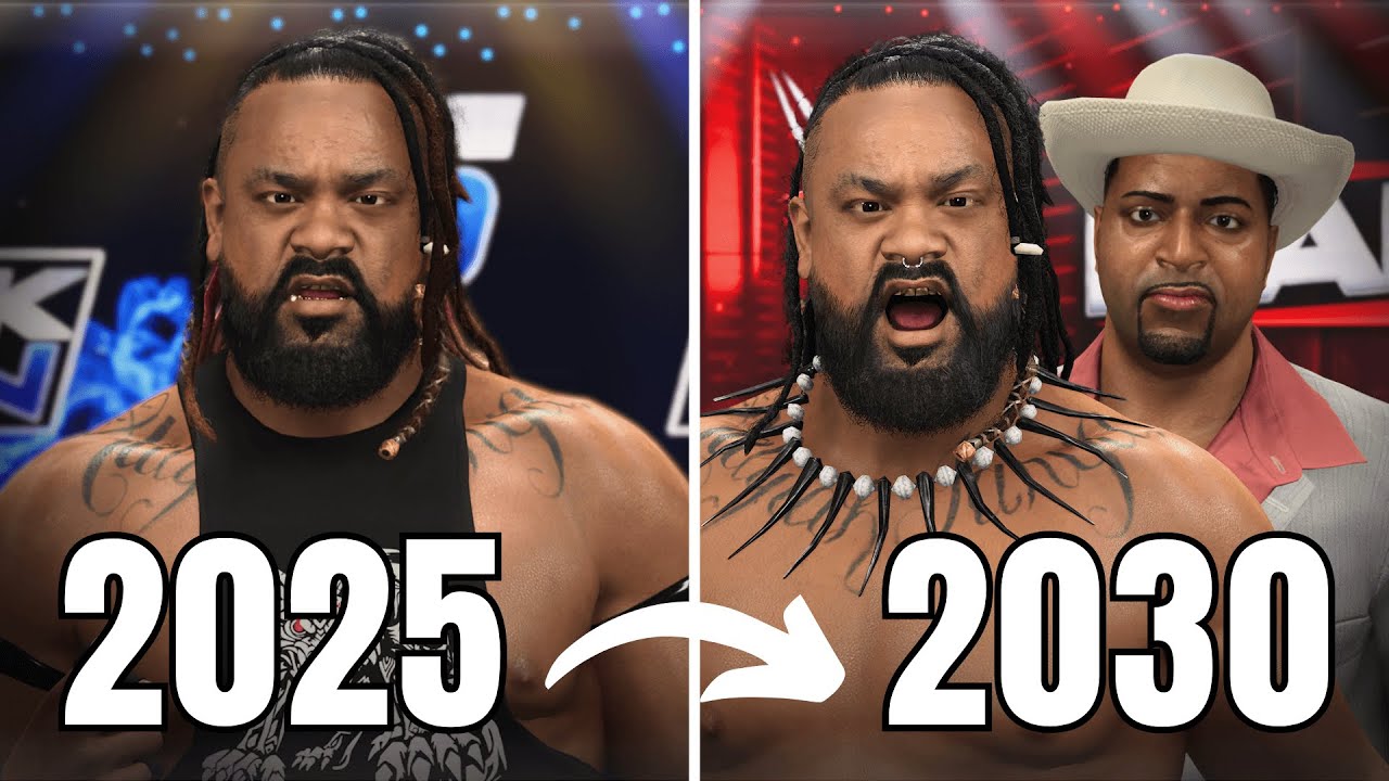 I Booked the Next 5 Years of Jacob Fatu's WWE Career (WWE 2K25)
