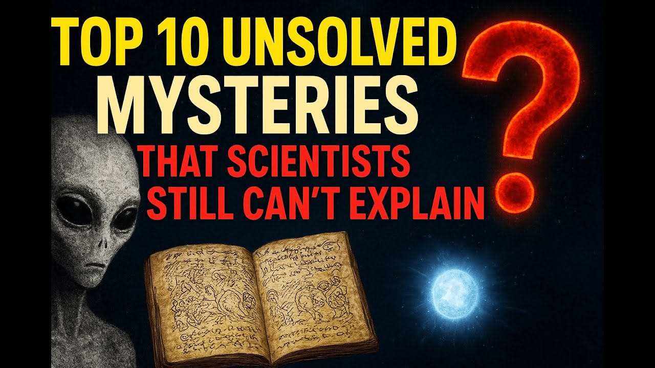 Top 10 Unsolved Mysteries Scientists Still Can’t Explain - YouTube