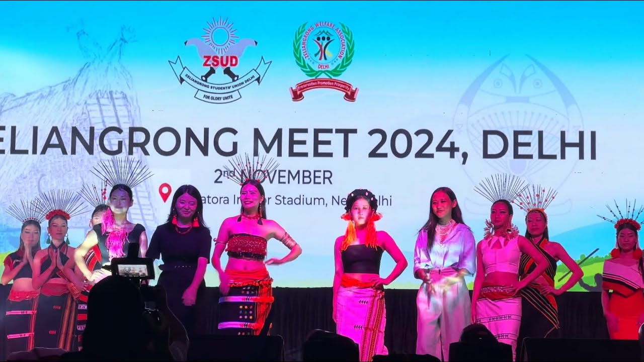 ZELIANGRONG MEET FASHION PARADE 2024 2 NOVEMBER AT TALKATORA STADIUM DELHI 4K