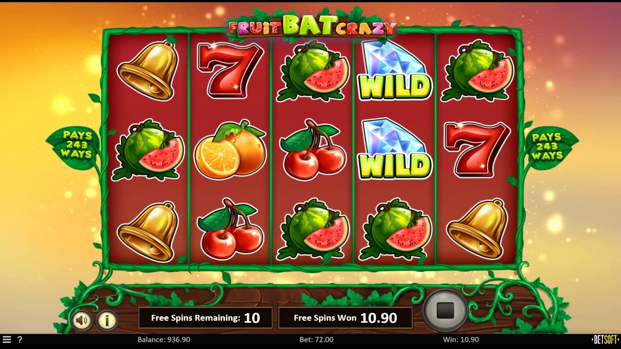 Fruit Bat Crazy Slot - Free Play and Reviews