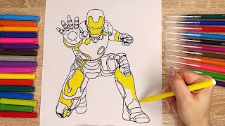 Iron Man coloring page