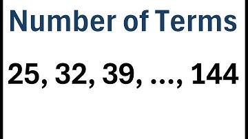 Finding the Number of Terms in an Arithmetic Sequence