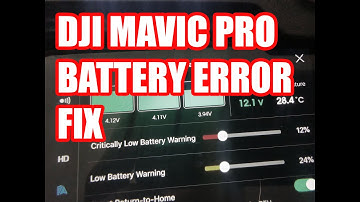 DJI Mavic pro Battery error fix