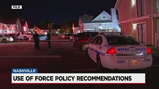 Nashville's Community Oversight Board releases Use of Force policy recommendations