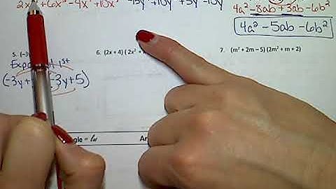 Notes 7.2 Multiplying Polynomials