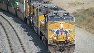Union Pacific Stack Train in Colton, California