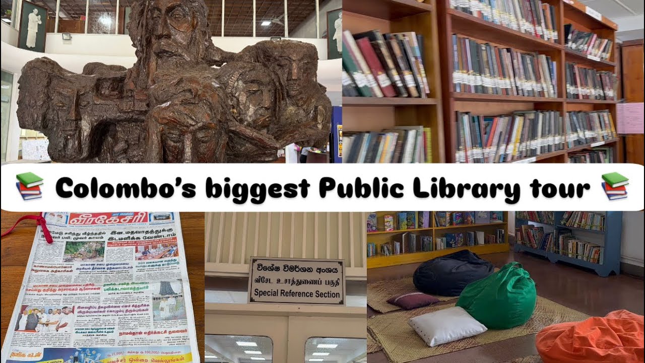 Inside Colombo’s biggest Public Library | Quiet Study Spaces & History ...