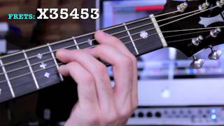 Major Seventh Guitar Lesson A String Root Jazz Chords