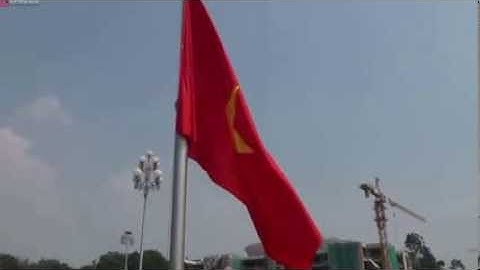 Toàn cảnh lễ treo cờ rủ Quốc tang Đại tướng Võ Nguyên Giáp