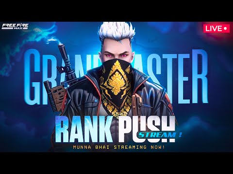 Grandmaster Live Rank Push Free Fire Telugu  - Munna Bhai is Live  - Telugu Gaming Live #MBG