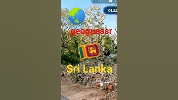 Geoguessr Tips Sri Lanka 🇱🇰 EP3 pedestrian sign | My Journey from Silver to Gold  #geoguessr #shorts