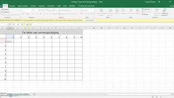 Excel gemengde adressering