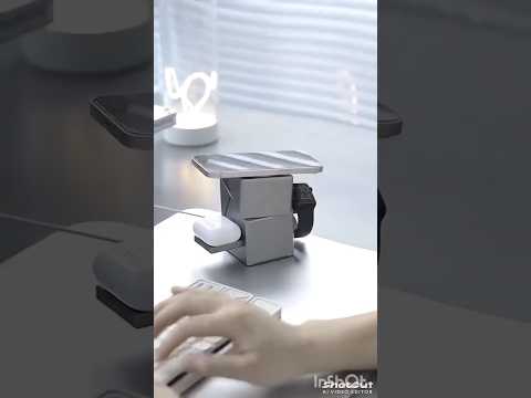 3-in-1 Auto Rotating Wireless Charging Station | Best Desk Accessory 2025! ⚡