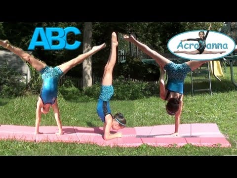 Alphabet Gymnastics | Annie the Gymnast | Acroanna