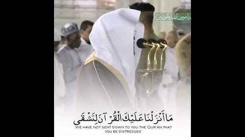 ياسر الدوسري(سورة طه)