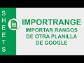 [Google Sheets] Función IMPORTRANGE