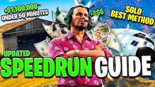 Oscar Guzman Flies Again Speedrun Guide Solo ($1,100,000 FAST!)
