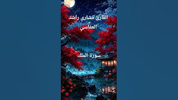#ماتيسر_من سورة الملك بصوت القارئ الشيخ مشاري راشد العفاسي قناة القرآن الكريم الرسمية