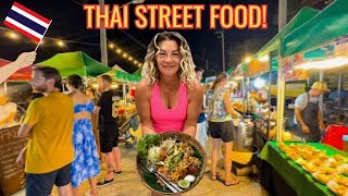 Eating Street Food in Thailand for the First Time!!