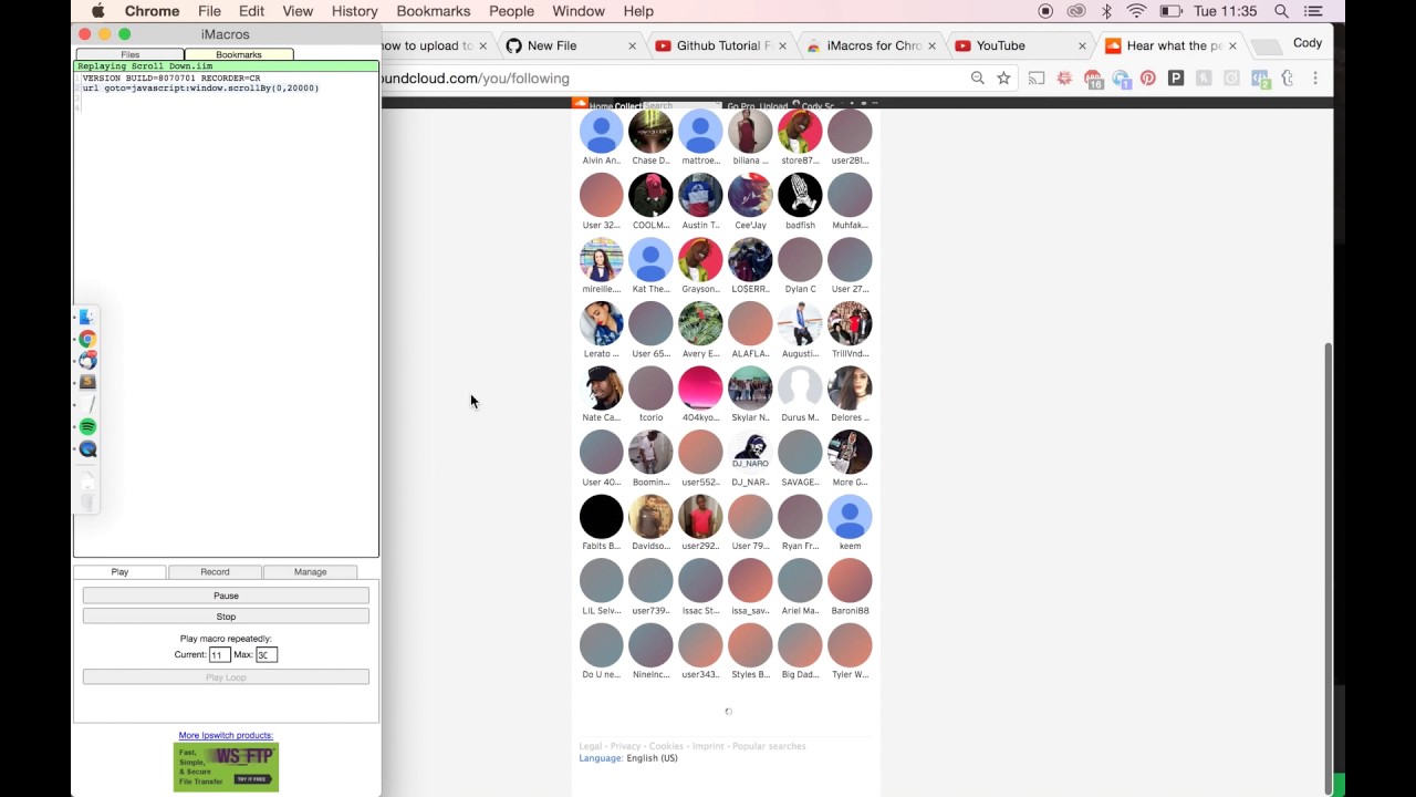 How To Get More SoundCloud Followers Using Imacro Bot - Cody