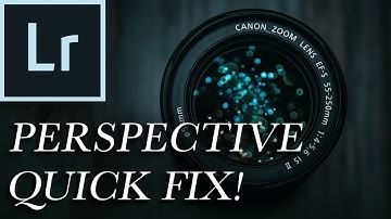 Lightroom Correcting Perspective Tutorial! "Guided Perspective" Lens Correction Tool! (UNREAL)